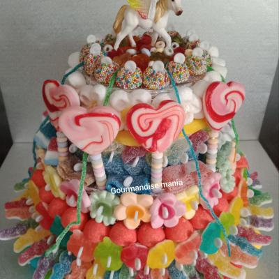 Pièce montée licorne