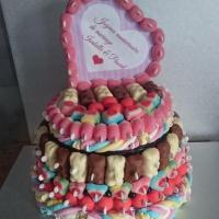 Piece montee avec coeur