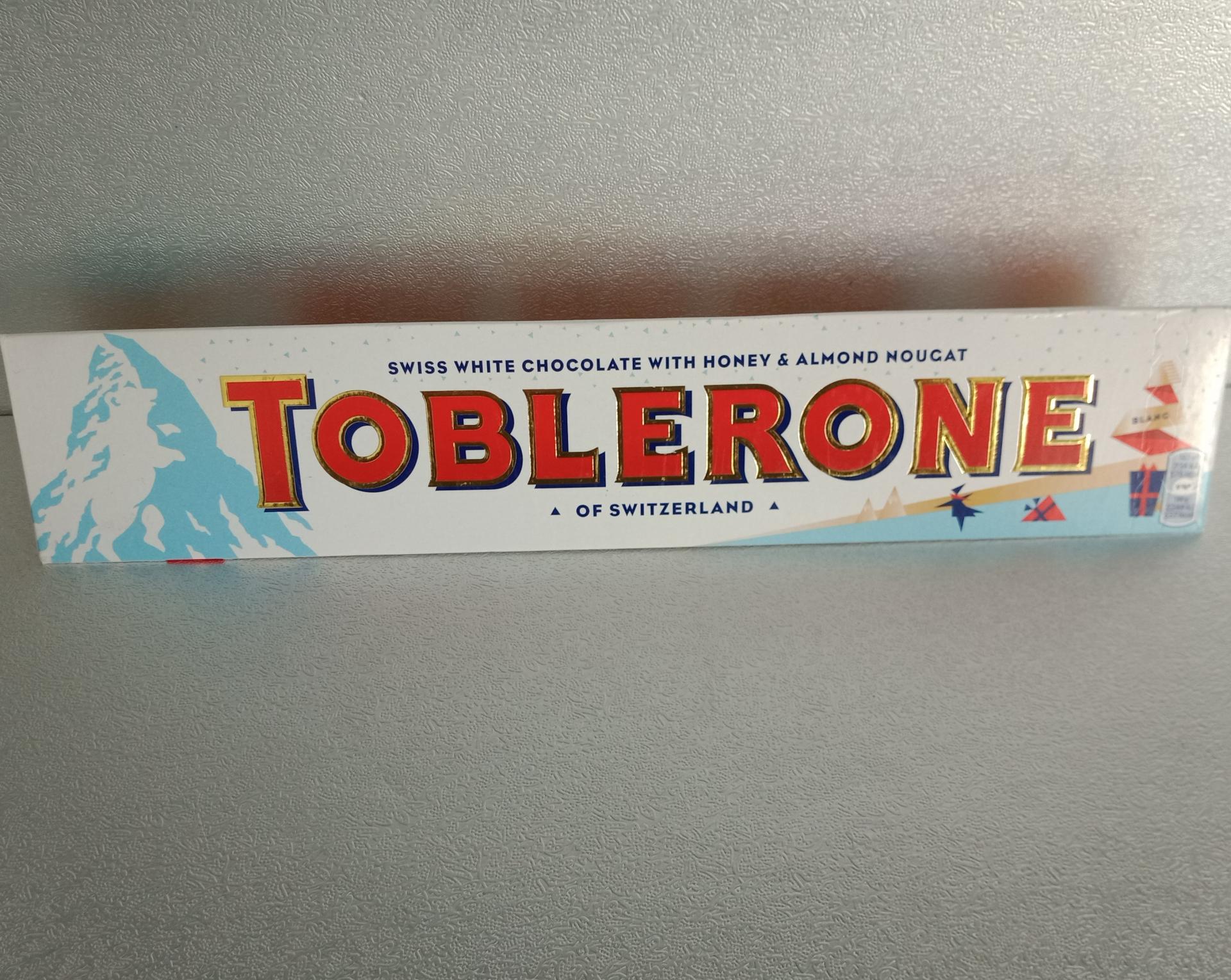 Toblerone chocolat blanc 360g